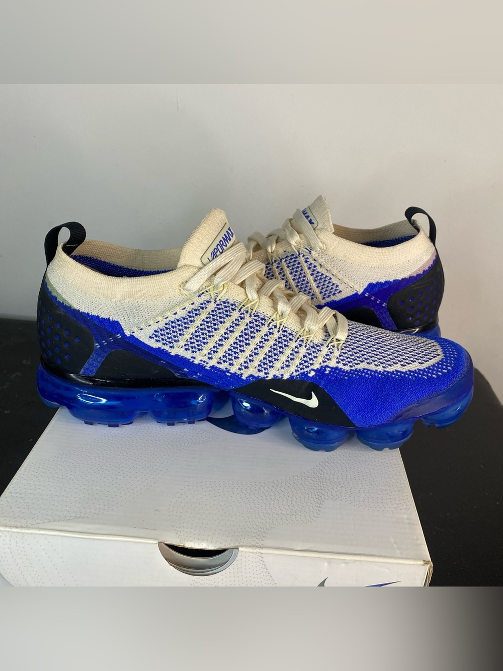 Nike Air Vapormax Flyknit 2 “Racer Blue” Size 10.5 - Picture 5 of 9